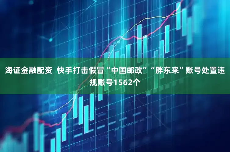 海证金融配资  快手打击假冒“中国邮政”“胖东来”账号处置违规账号1562个